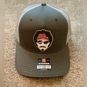 NWT John Oates Grey Mesh SnapBack Baseball Cap